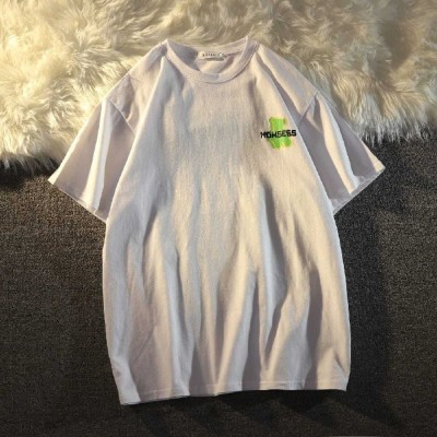 大号衬衫透气宽松T女式T恤"T上衣女式